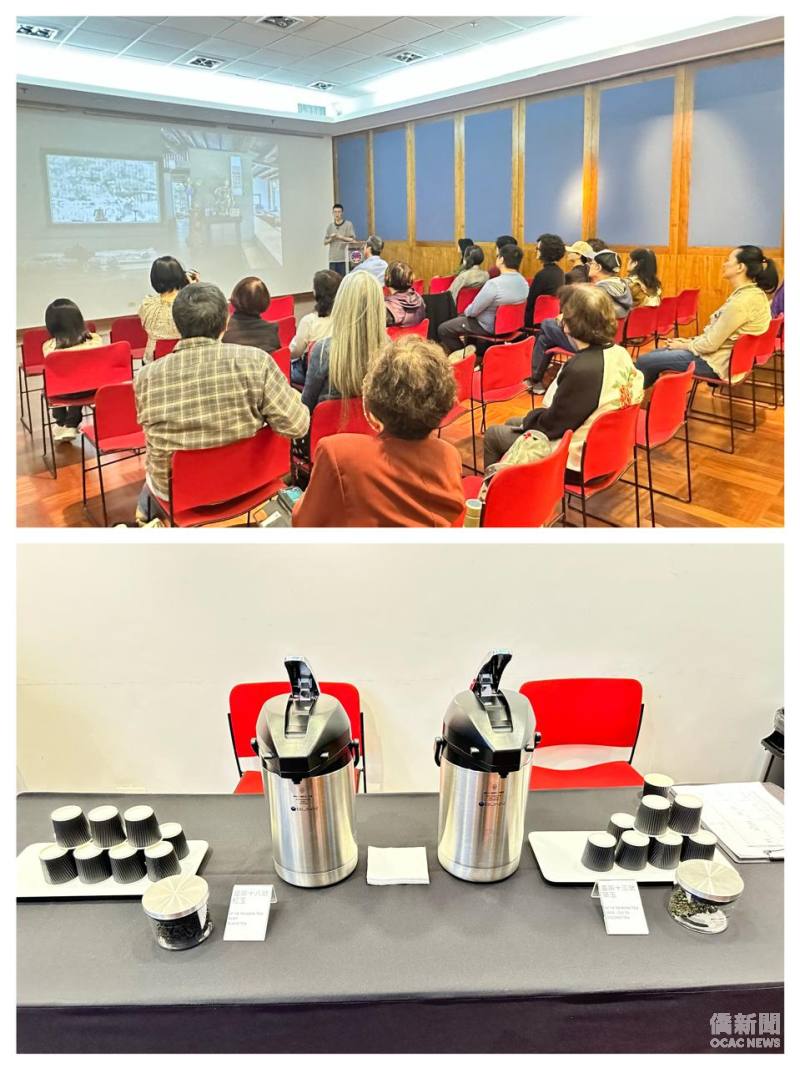 「茶食記：一茶一食間看見臺灣」講座現場留影。