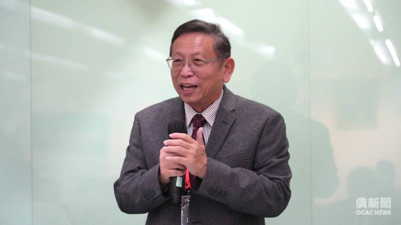 馬來西亞留臺聯總臺灣智慧農業考察團總領隊洪進興致詞