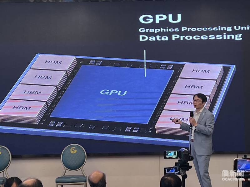 NEO Semiconductor創辦人暨執行長許富菖分享「AI記憶體革命」。