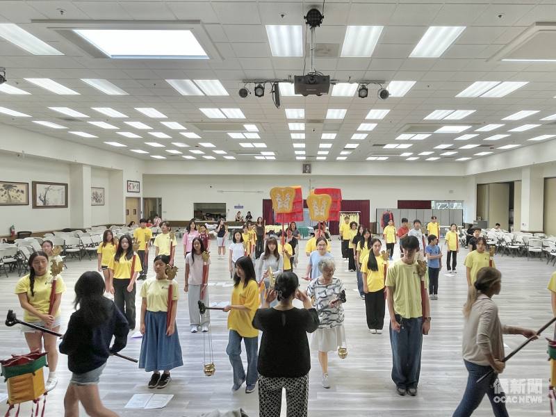 Scholar-dancers at practice