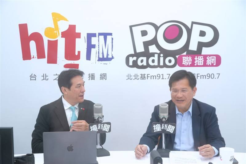 Foreign Minister Lin Chia-lung reveals Taiwan's plan to Taiwan to set a representative's office in Cebu. Photo courtesy of POP radio