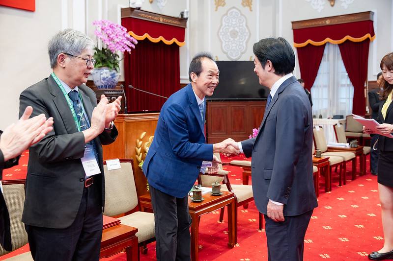 總統接見「全球中醫藥醫學會聯合會」