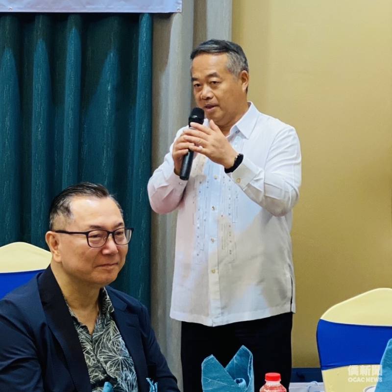周民淦致詞。