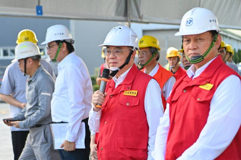行政院長卓榮泰出席115+年國家防災日大規模震災救災動員演練_和平電廠救災演練