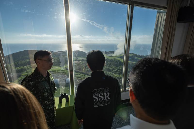 總統視導三軍聯合精準飛彈射擊　強化戰備捍衛國家安全