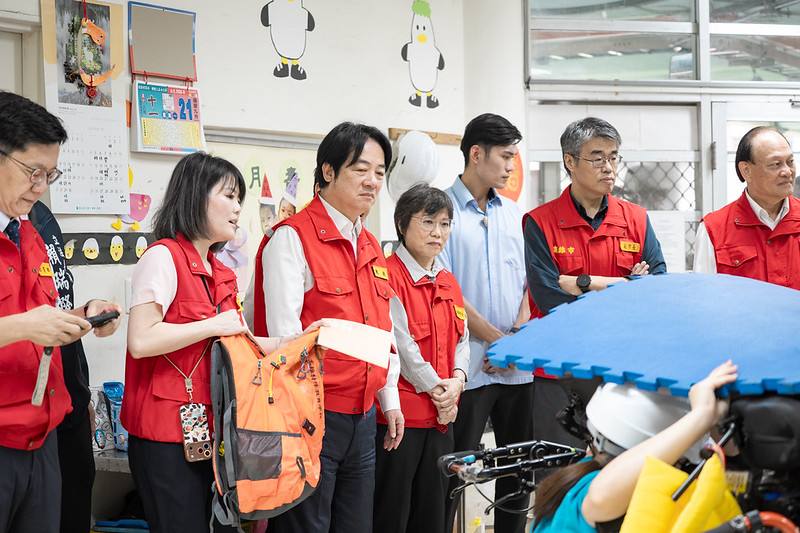 總統視導「115年國家防災日─各級學校及幼兒園地震避難掩護演練」