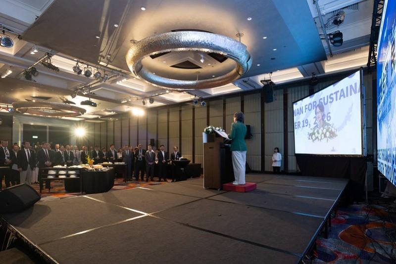 副總統出席「2026總統府全社會防衛韌性國際論壇－韌性台灣 民主永續」晚宴