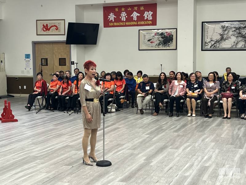 「北加州第45屆祭孔大典」總召集人儀容致詞。