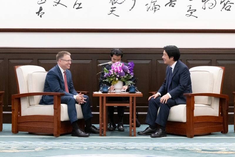 總統接見「保衛民主基金會」訪問團