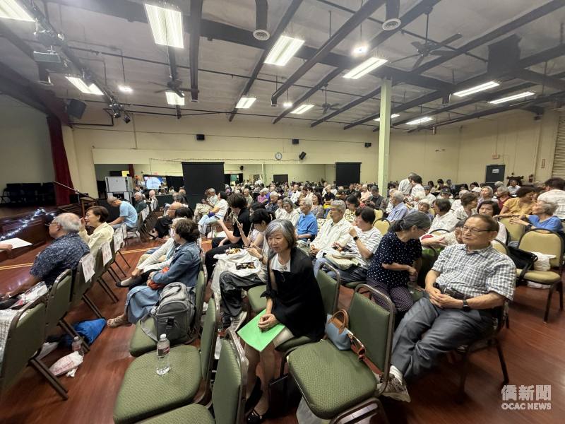 聖地牙哥臺灣同鄉會會員熱情參與中秋節午宴活動。