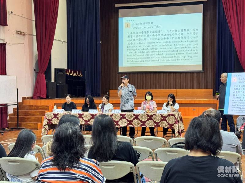 雅加達臺灣學校校長張晉福致詞