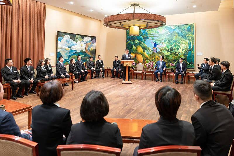 總統接見「中華民國餐盒食品商業同業公會全國聯合會」