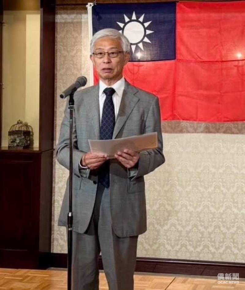 山形縣中華總會會長蘇慶展致詞