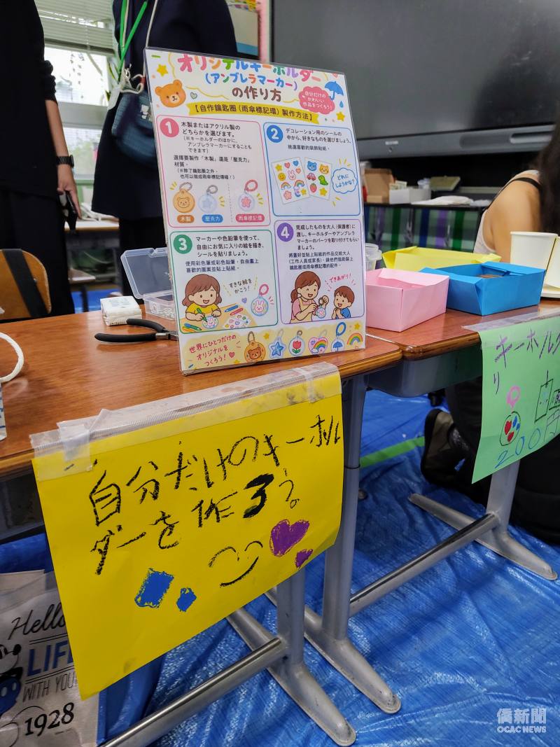 可自行發揮創意的手作攤位