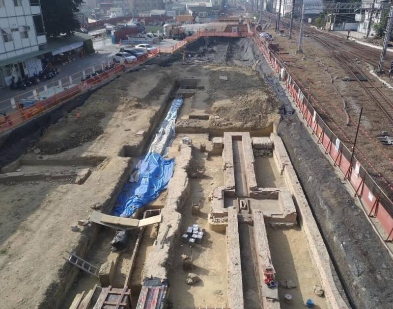 台南鐵路地下化工程在施工期間陸續發現20處文化資產遺構，交通部鐵道局1日起推出成果展，免費開放參觀。（交通部鐵道局提供）