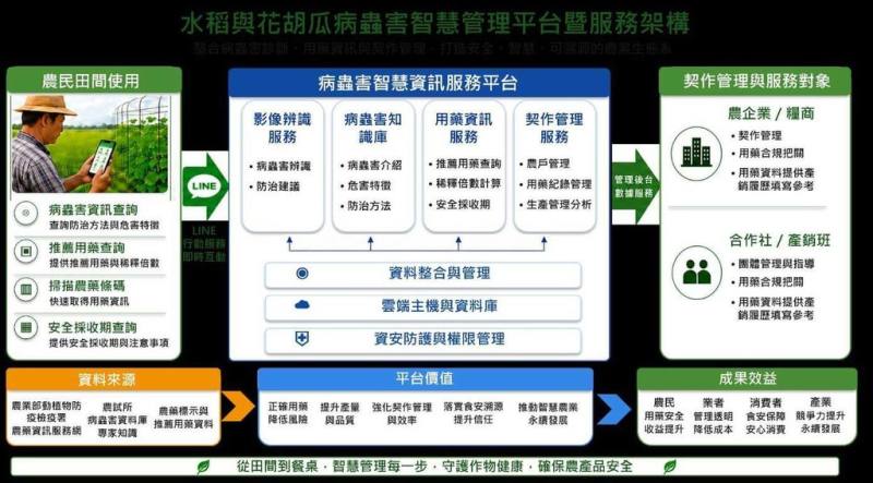 管理水稻、花胡瓜病蟲害 智慧平台提升效率90%