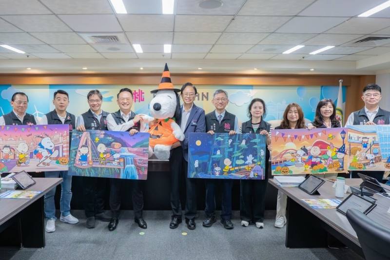2026桃園萬聖城24日將登場，市府今年攜手國際人氣IP Snoopy，結合桃園特色景點與角色元素規畫亮點，打造適合親子共遊的多元活動內容。（桃園市政府新聞處提供）