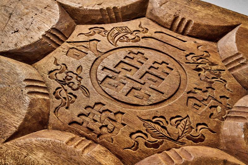 振香珍所藏早年製作八卦合婚糖的糖模。圖片來源：國家文化記憶庫，授權人：臺南市政府文化局，CC BY 3.0 TW，https://cmsdb.culture.tw/object/61DC39FE-518B-483C-8CEE-197D08AC2DC4