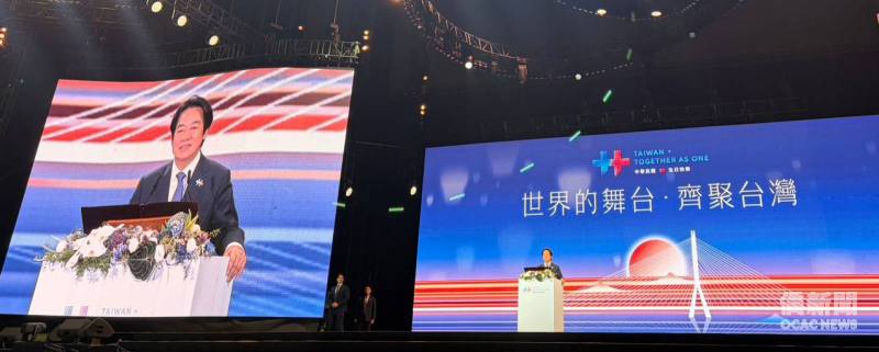 總統賴清德表示，過去臺灣追趕世界，而如今世界需要臺灣，期許臺灣走得更遠更穩，更能吸引全世界的人才匯聚臺灣。