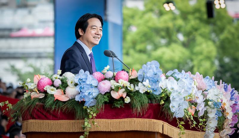 賴清德總統10日上午出席在總統府府前廣場舉行的「中華民國中樞暨各界慶祝115年國慶大會」，以「臺灣 山巔之城，地上的鹽，世上的光」為題發表演說