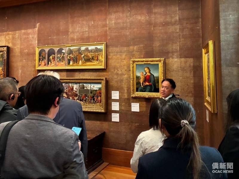 午宴後，賓客前往劍橋大學費茲威廉博物館（Fitzwilliam Museum），由劍橋台灣人協會副會長林政昇親自導覽，在藝術與歷史之間感受深厚人文底蘊。