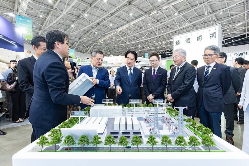 賴清德總統14日上午出席「2026台灣國際淨零永續展與台灣國際智慧能源週」開幕典禮