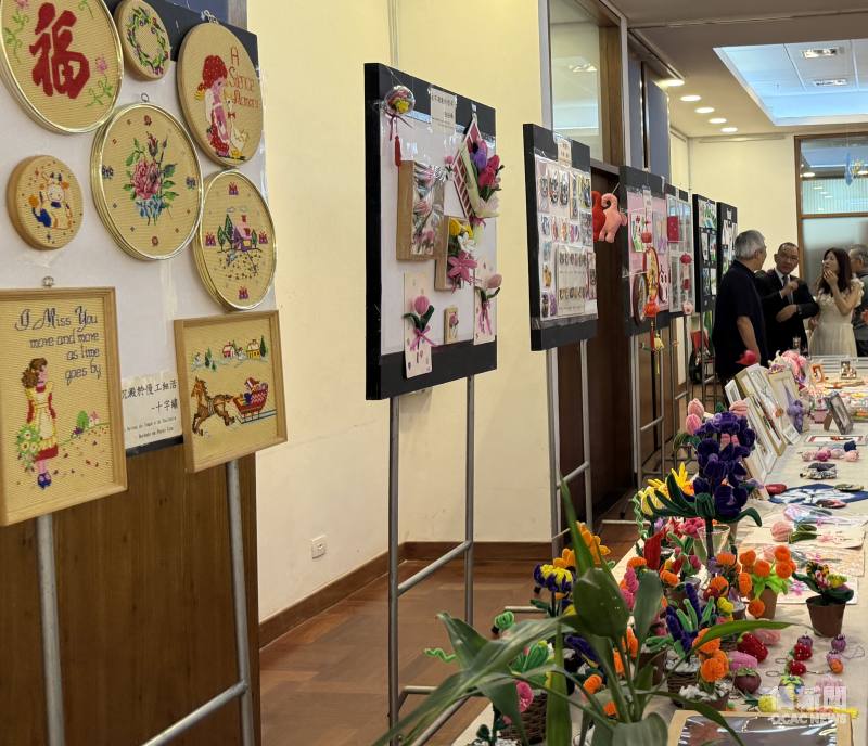 展出作品一隅。