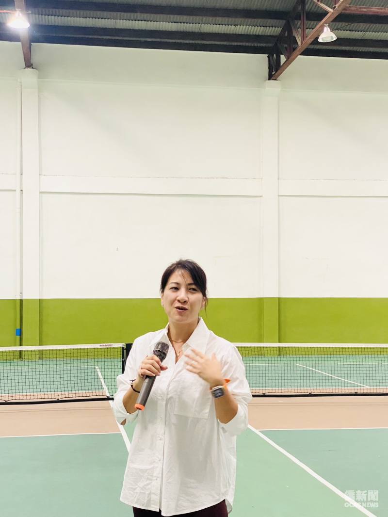 菲律賓臺商總會總會長謝佳蓁致詞。