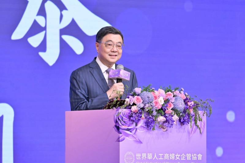 2026年10月16日行政院長卓榮泰出席世界華人工商婦女企管協會「2026年世界年會總會長交接典禮暨僑委會晚宴」