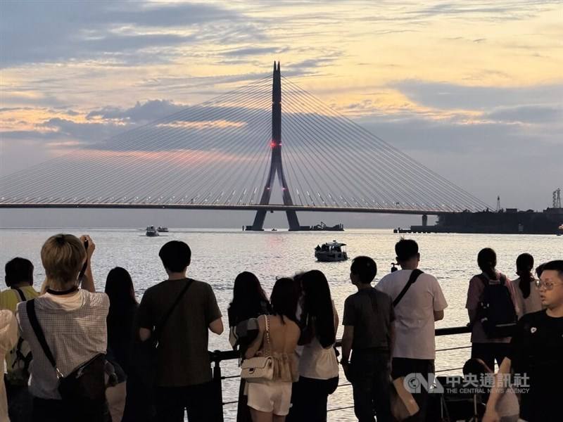 The Danjiang Bridge. CNA file photo