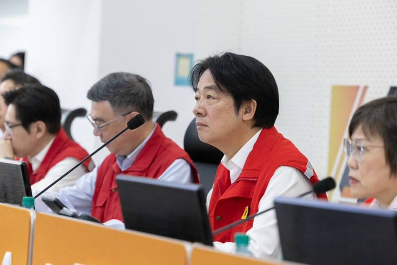 視導中央災害應變中心　總統：中央地方通力合作　共同守護人民生命財產安全